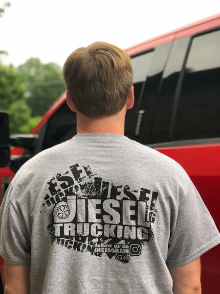 Grey T shirt Diesel Trucking