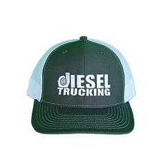 Charcoal Grey / White Hat