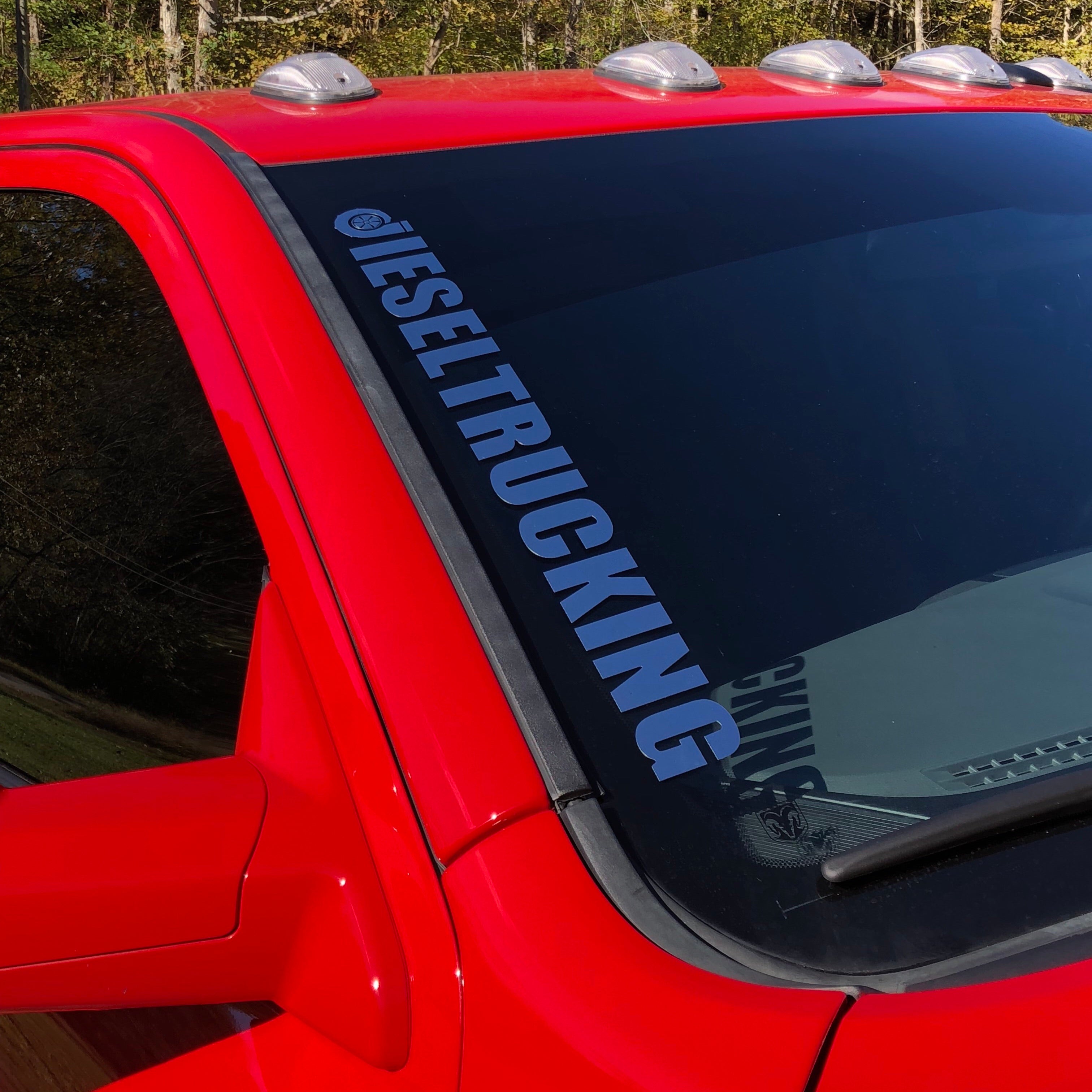 Straight decal Diesel Trucking